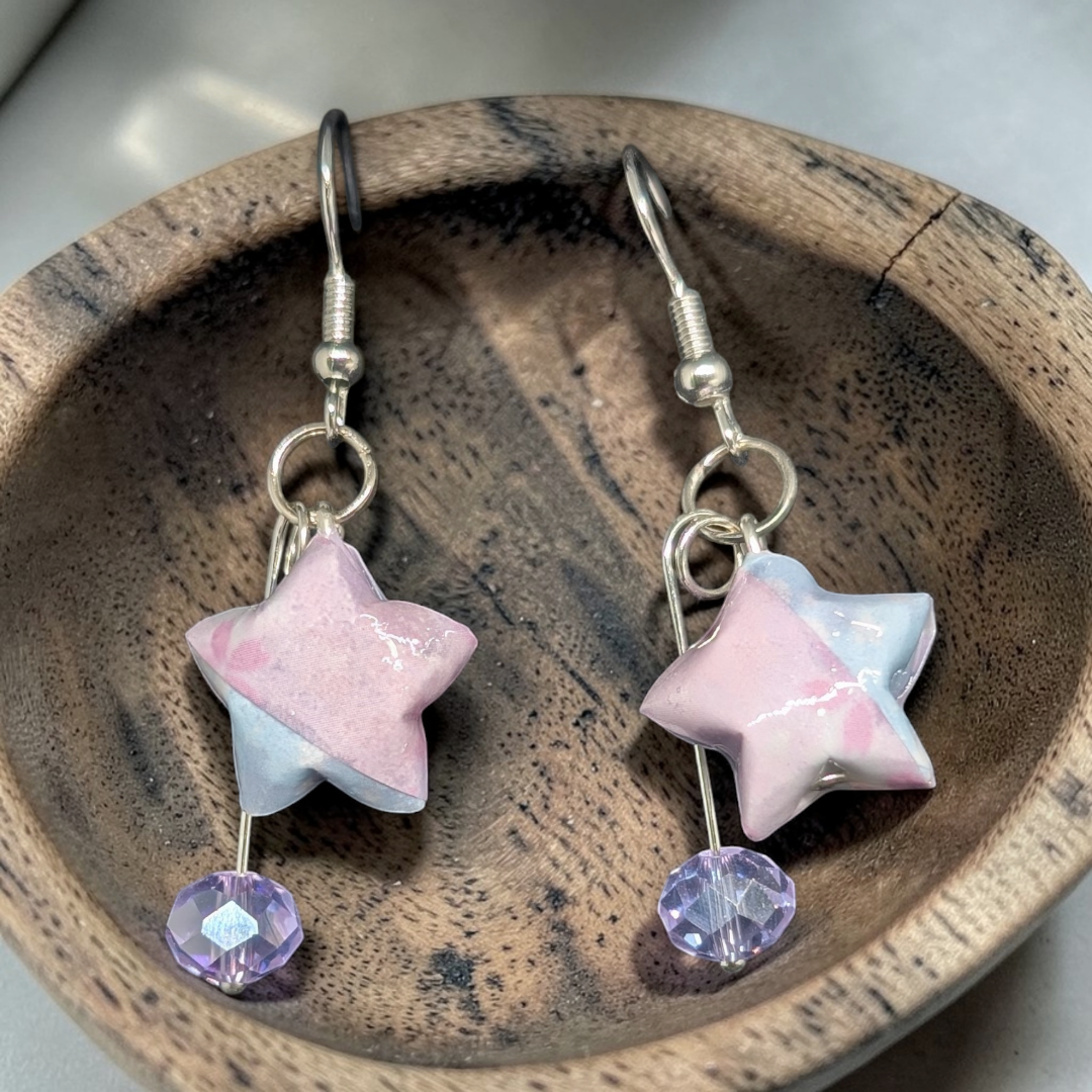 Sakura Star earrings