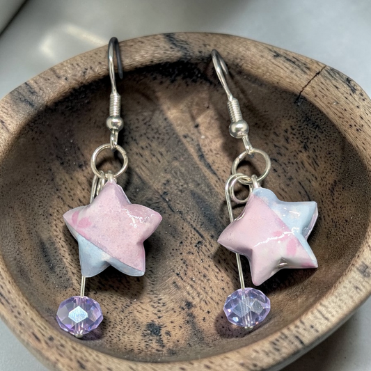 Sakura Star earrings