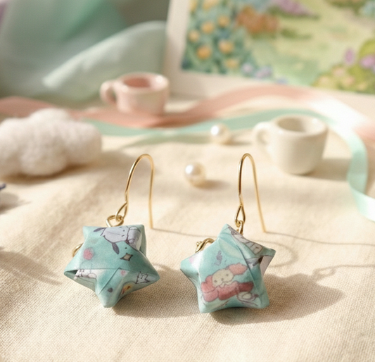 Blue Star sanrio earrings