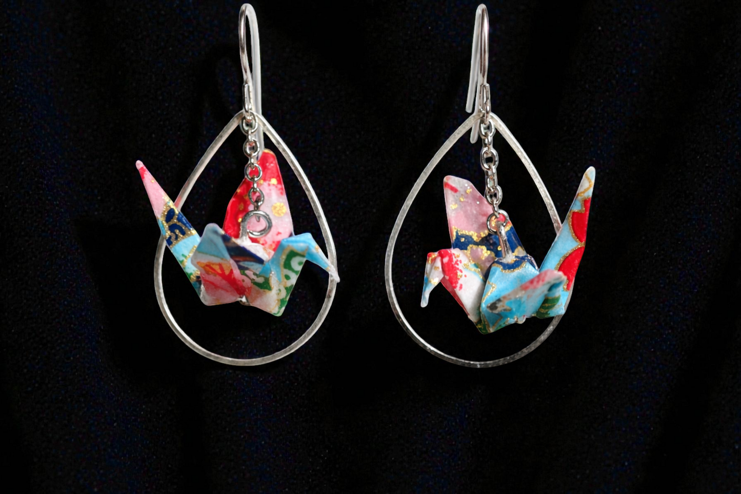 Origami Crane earrings